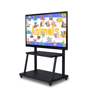 HD 4K Multi Touch Interactive Flat Panel LCD Smart Whiteboard Interactive Board