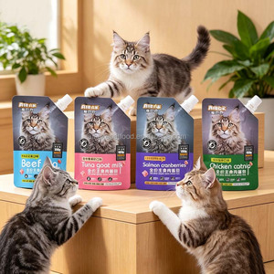 Nourriture humide en gros pour animaux de compagnie, sachets de viande en morceaux, poulet, thon, bœuf, pour toutes les générations, 15g, 16g, 20g, 85g, pour chats et chiens, OEM/ODM - Product Image 6