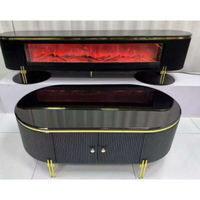 Meuble TV mural moderne en bois de luxe, table basse de salon, vente en gros, offre spéciale