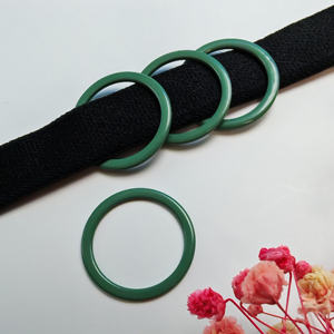 Wholesale Customized Logo Color Ring Nylon Bra <b>Straps</b> Adjuster Rings and Sliders Lingerie O-Rings Hook Accessories in Stock - Product Image 2
