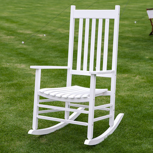 Wholesale Outdoor Leisure <strong>White</strong> Spray Painted Adult Paper <strong>Rocking</strong> <strong>Chair</strong> Modern Minimalist Camping Picnic Backrest <strong>Chair</strong> - Product Image 1