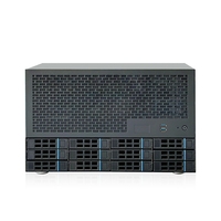 Chassis Server NAS 12-bay JMCD 12S4-1 4U 6U Rak-mount, Laris Terjual, untuk GPU, AI, Rak Internet, Core, Penyimpanan NAS