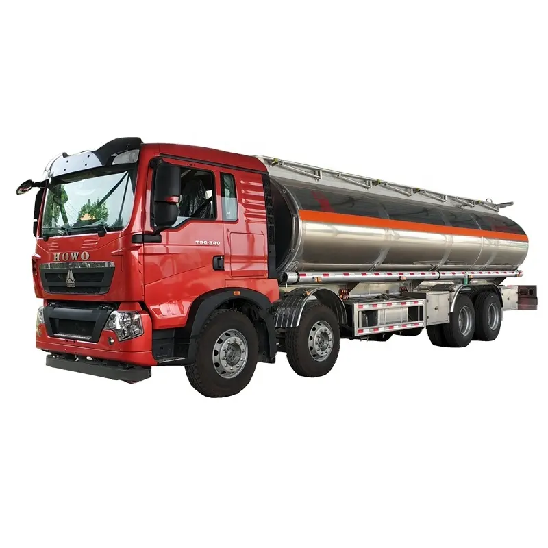 SINOTRUK HOWO 8x4 30cbm nhôm dầu/nhiên liệu xe tăng xe tải