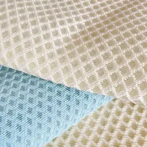 قماش بوليستر 100% معاد تدويره طبقة متشابكة لتدفق الهواء بوليستر 100% ثلاثي الابعاد الفاصل