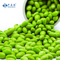 Sinocharm 10kg Vente en gros de graines d'Edamame surgelées sucrées IQF, graines de soja pour salades et cuisson, légumes surgelés en vrac