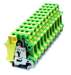 USLKG Protective Earth Grounding DIN Rail Terminal Block 16N 35N 50 95 Ground Screw Product Category Terminal Blocks