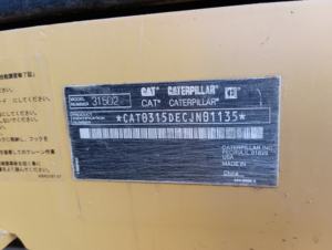 รถขุดดินไฮดรอลิก315D2ของหนอนผีเสื้อขนาดกลางเครื่องยนต์มอเตอร์มือสอง - Product Image 6