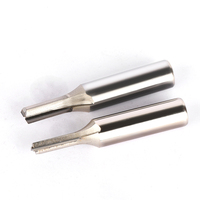Fraiseuses PCD pour le fraisage du bois CNC, en carbure, 2 flûtes, 45HRC, support ODM/OEM personnalisé pour le MDF et le bois massif