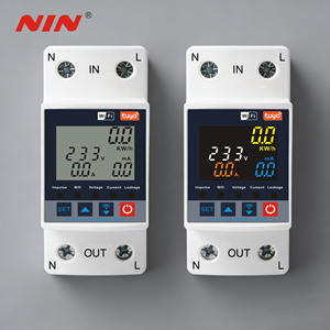 Interruptor Automático Inteligente WiFi Tuya 63A, Monitor de Energía y Consumo, Protector de Voltaje y Corriente con Control Remoto - Product Image 1