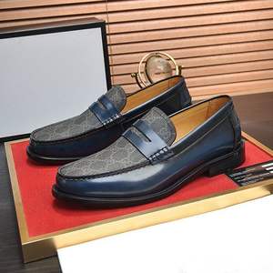 รองเท้าลำลองสไตล์เรโทรอังกฤษแบบเพนนี, รองเท้าลำลองหนังสำหรับผู้ชายสไตล์ลำลองทางธุรกิจ - Product Image 4