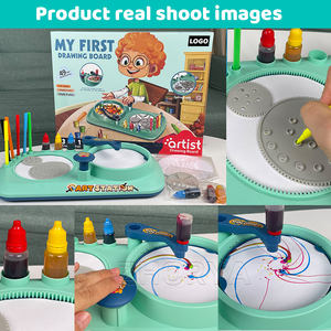 Zhorya 2'si 1 Arada Eğitici Çizim Tableti Plastik Kaleydoskop Sanat Grafiti Boyama Oyuncağı Çocuklar İçin - Product Image 5