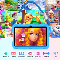 Nouvelle conception K7 Pro, tablette éducative pour enfants de 7 pouces, 4 Go de RAM, 32 Go de stockage, tablette pour enfants, tablette éducative pour enfants