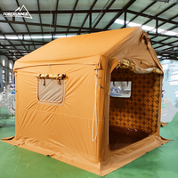 Tente de camping gonflable portable imperméable quatre saisons style Majlis yéménite, compatible avec les tentes à air, en tissu Oxford 600D, pour l'assise au sol