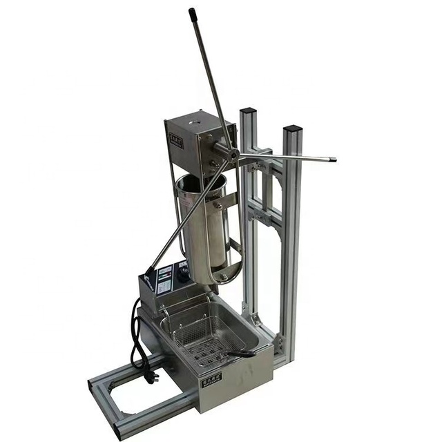 Top Quality Electric Churro Making Machine Commercial 3L Churros Machine with 6L Electric Fryer