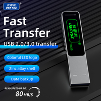 Memoria USB 2.0 con Logotipo Personalizado de 1GB 2GB 4GB 8GB 16GB 32GB 64GB, Mini Pendrive Metálico