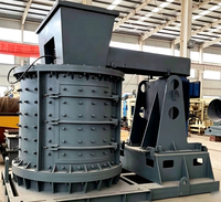 Concasseur à axe vertical pour ligne de production de sable, machine de concassage fin du gravier, haute efficacité, faible production de poussière