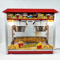Machine à Popcorn Professionnelle Électrique en Acier Inoxydable, Grande Vente