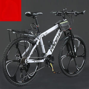 <span class=keywords><strong>Bicicleta</strong></span> de Montaña para Adultos, Estudiantes, Hombres, Adolescentes, Ligera, 21 Velocidades, Cuadro de Acero Ordinario, Freno de Disco, Todoterreno, con Amortiguador - Product Image 2