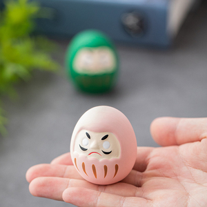 Figura Pequeña y Linda de Bodhidharma, Regalo de Cerámica, Muñecos Daruma de la Suerte para Coche, 4.5cm, Muñeca Japonesa Roja Pequeña 4*4.5cm - Product Image 5