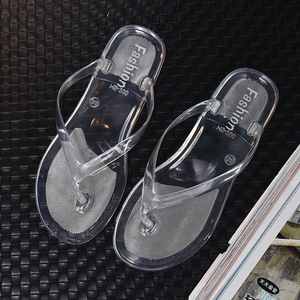Khuyến Mại Flip Flop Phụ Nữ Trong Suốt PVC Giá Rẻ Bán Buôn Flip Flops - Product Image 2
