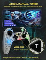 Pengontrol Nirkabel Lampu LED Pernapasan untuk Joystick Fungsi Turbo Super Gamepad Jarak Jauh PlayStation 4