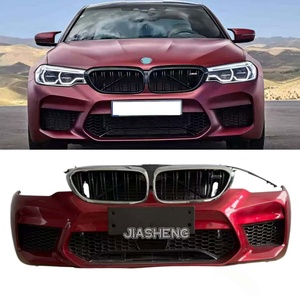 Para <span class=keywords><strong>BMW</strong></span> <span class=keywords><strong>M5</strong></span> F90 2015-2019, Parachoques Delantero Completo con Radiador, Kit de Carrocería Edición Thunder, Ventilador Eléctrico, Barra Antichoque, Condensador, Radiador - Product Image 1