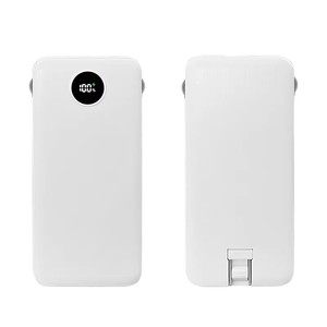 Power Bank PD22.5W a Ricarica Super Veloce con Spina, Batteria Portatile in Plastica da 10000mAH, Power Bank Personalizzabile per Regali e Vendita all'Ingrosso - Product Image 1