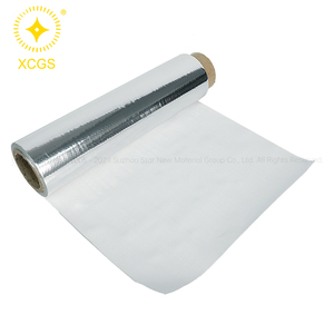 Nhiệt phản xạ kim loại dệt vải cuộn không thấm nước niêm phong sáng kết thúc kim loại nhiệt vật liệu cách nhiệt - Product Image 2