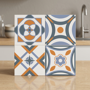 Carreaux de sol en porcelaine gris 40x40cm style marocain, épaisseur 8mm, résistants aux acides, antibactériens, antidérapants, en céramique émaillée pour parking - Product Image 5