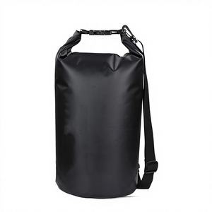 Sac étanche en PVC 5L/10L/15L pour kayak, randonnée aquatique, avec bretelles réglables, léger, grand sac sec pour rivière, natation et plongée - Product Image 1