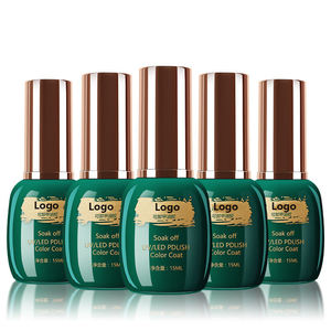 Esmalte de Gel con logotipo personalizado, conjunto de esmalte de <span class=keywords><strong>uñas</strong></span> en Gel con logotipo personalizado, 15ml, UV LED, Etiqueta Privada Permanente, botella verde, suministros para <span class=keywords><strong>uñas</strong></span>, 3000 colores - Product Image 4