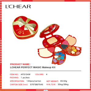 Set <span class=keywords><strong>di</strong></span> Cosmetici Portatile Personalizzato all'Ingrosso, Kit <span class=keywords><strong>di</strong></span> Bellezza per Donna, Set Trucco Tutto in Uno - Product Image 4