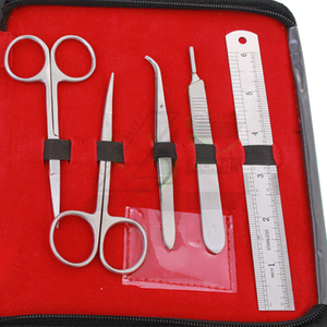 ชุดอุปกรณ์ผ่าตัดศพ 14 ชิ้น ชุดเครื่องมือช่างชีววิทยาสำหรับนักศึกษา วัสดุสแตนเลสคุณภาพดีสำหรับการผ่าตัดศพ ปี 2026 - Product Image 6