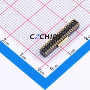 MLE-120-01-G-DV-P Pin Socket SMD,P=1mm Connector ( Pitch: 1mm )( Row Spacing: 1mm )( Mounting Type: Vertical Mount ) - Product Image 2