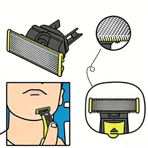 Testina di Ricambio per Rasoio Elettrico, Lama Singola Sostitutiva - Product Image 1