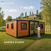 Maison conteneur modulaire extensible moderne de 20 pieds, avec salle de bain et cuisine, préfabriquée, pour la vente en Australie