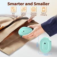 Impresora Portátil de Etiquetas Térmicas, Mini Impresora de Etiquetas sin Tinta para Almacén, SKU, Inventario, Código de Barras, Etiquetas de Piezas de Hardware