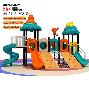 Sân Chơi Ngoài Trời Trường Vườn Trẻ Em Trượt Nhựa Trượt Leo Núi Tường Vui Chơi Giải Trí Công Viên Trượt Công Viên Thể Thao Trượt Đu Bộ - Product Image 2