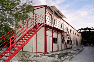 TOPPRE取り外し可能なモダンファッション3階建てサンドイッチパネルハウスモジュラープレハブTハウスモバイル小型モジュラーKホームズK Tハウス - Product Image 5