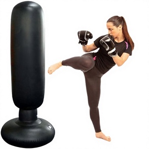 Saco de Boxeo Inflable de 63 Pulgadas para Niños y Adultos, Saco de Fitness de PVC Relleno de Agua, Autoportante - Product Image 2
