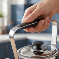 Bouilloire à thé en acier inoxydable 1,5L 2L 3L avec sifflet, finition miroir polie, fond brasé pour cuisinière à induction/gaz