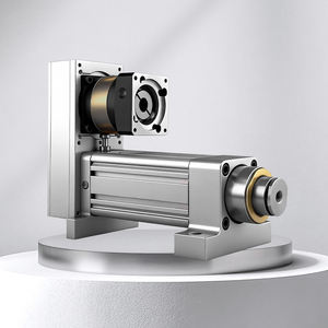 Actionneur linéaire à vis à billes avec cylindre à piston pneumatique personnalisé, moteur et engrenage pour exigences spécifiques - Product Image 3