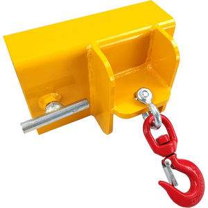 Alat Pengangkat <span class=keywords><strong>Forklift</strong></span> Mobile Tunggal dengan Pengait Putar dan Sekrup T Besar, Perangkat Pengait Pengangkat <span class=keywords><strong>Forklift</strong></span> - Product Image 2