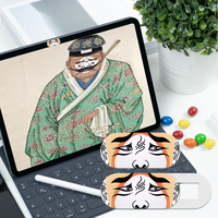 Housse Webcam pour ordinateur portable et MacBook-Coulissante pour protéger la vie privée (adhésive et transparente)