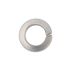 High Quality DIN127 Stainless Steel 304 316 Split Lock Spring Washer Machine Double Coil Spring Washer