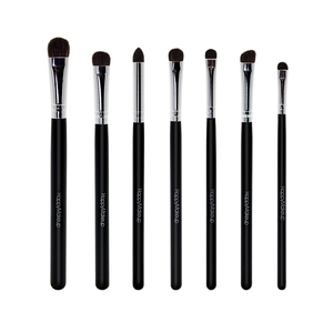 Feiyan <span class=keywords><strong>New</strong></span> arrivals make up Eyeshadow bàn chải thiết lập biểu tượng tùy chỉnh tự nhiên Pony tóc 7pcs mắt make-up bàn chải trang điểm mắt bàn chải - Product Image 4