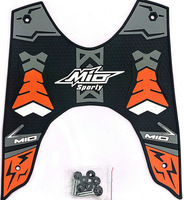 Nouveau Tapis de Sol Antidérapant en Caoutchouc pour Repose-Pieds de Moto Universel Mio Sporty 2026