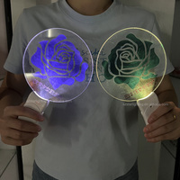 Bâton lumineux LED en acrylique avec logo personnalisé, bâton lumineux portable pour Kpop Idol, accessoire de cheering pour concerts, événements sportifs, fêtes, fournitures de fête, cadeaux
