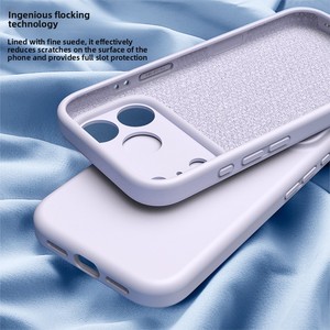 Funda Magnética de Silicona Líquida Compatible con 17 Pro Max, con Cobertura Total, Orificios Precisos y Diseño de Botones de una Sola Pieza - Product Image 4