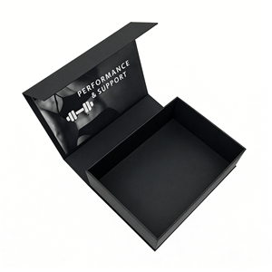 Boîte magnétique rigide pliable en matériaux recyclés de qualité supérieure avec laminage brillant pour l'emballage d'accessoires électroniques 3C, clavier, souris - Product Image 5